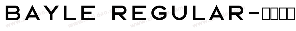 BAYLE Regular字体转换